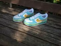 nike air force 1 argent  leisure board chaussures white blue